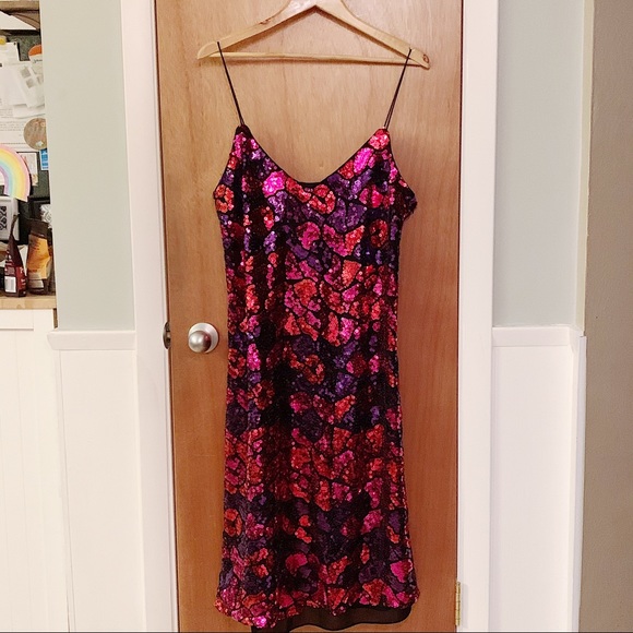 💕✨ ModCloth Sequin For Scale Midi Dress XL - Picture 5 of 8